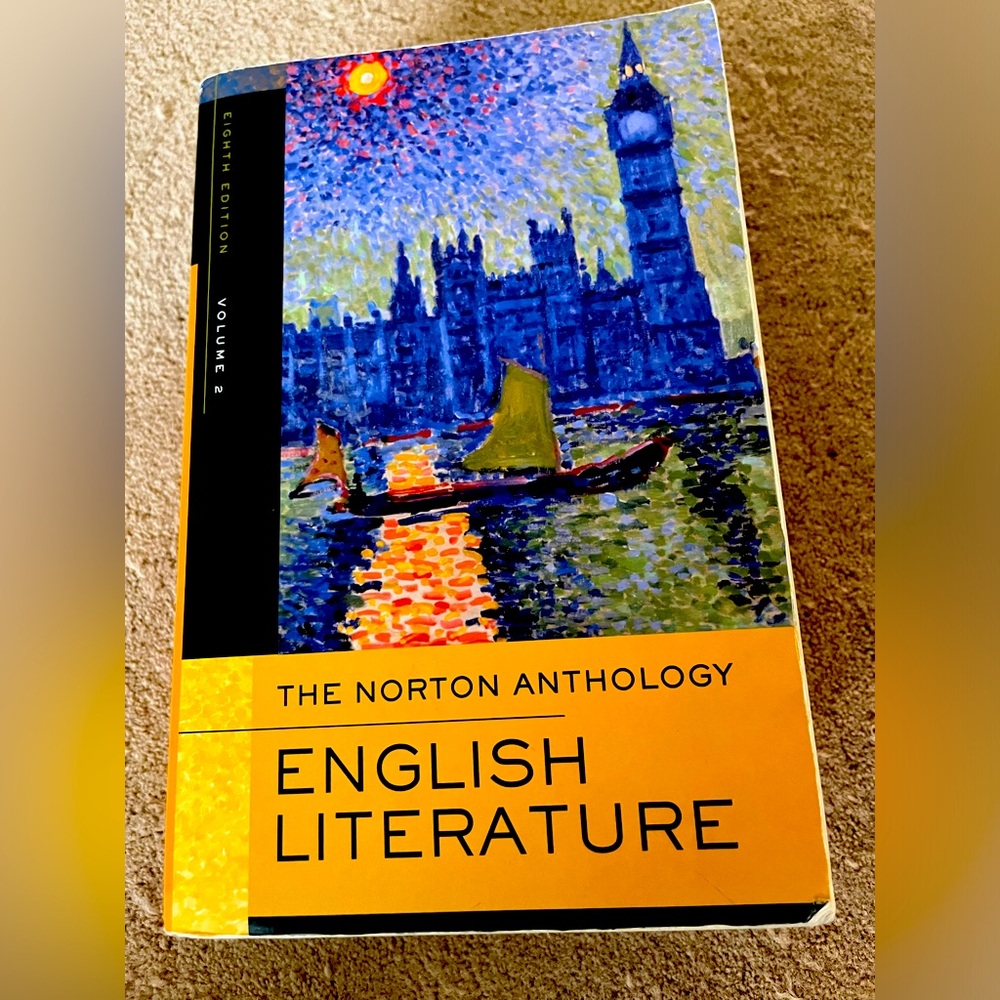 The Norton Anthology of English Literature book, 8th edition, volume 2